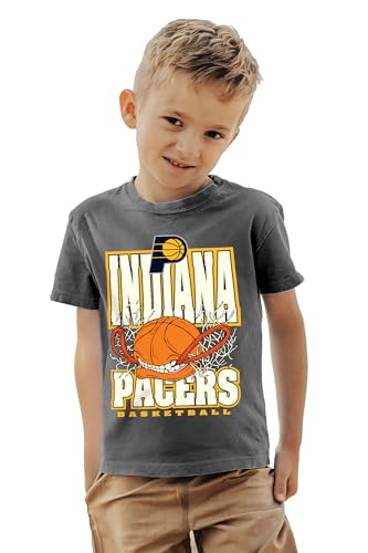Blue 84 NBA Youth T-Shirt Indiana Pacers Black Large Kids Basketball Tee