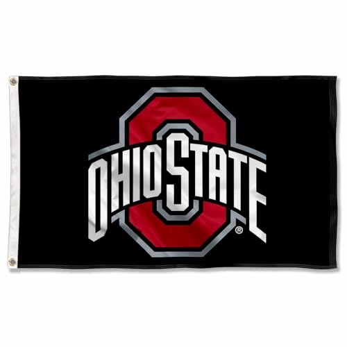 Ohio State Buckeyes 3x5 ft Flag - Durable Polyester with Grommets