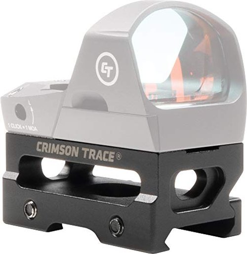 Crimson Trace Full Co-Witness Sight Riser for CT RAD MAX and CTS-1400 with Pic Rail Attachment and Heavy Duty Construction for BUIS Acquisition and Competition Shooting