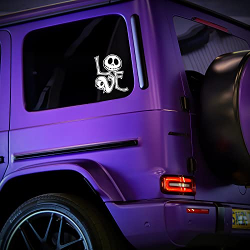 Nightmare Before Christmas Sally & Jack Vinyl Decal Sticker - 4.5" x 5.5"