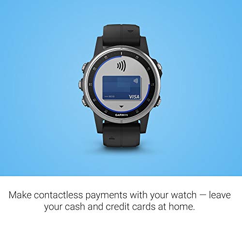 Garmin fēnix 5 Plus Multisport GPS Smartwatch - Black/Silver