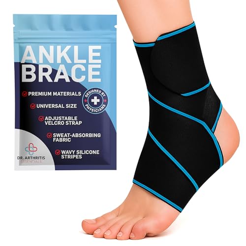 Ankle Brace Support for Tendonitis & Achilles Injuries - 1 Pair