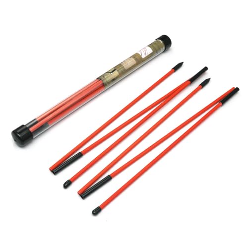 48" Collapsible Golf Alignment Sticks - 2 Pack Red Training Aids