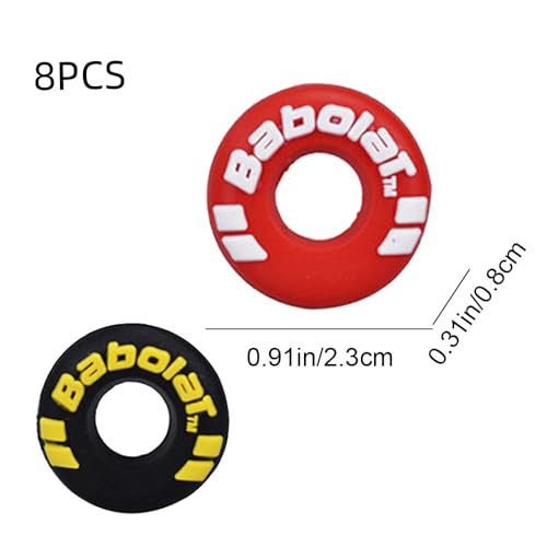 Tennis Racket Vibration Dampener - 4 Color Rubber Shock Absorber
