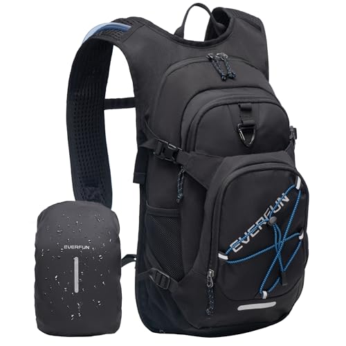Hydration Backpack 18L with 2L Bladder - Insulated, Lightweight - Black