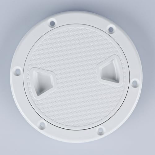 4 Inch Round Non-Slip Boat Hatch with Detachable Cover