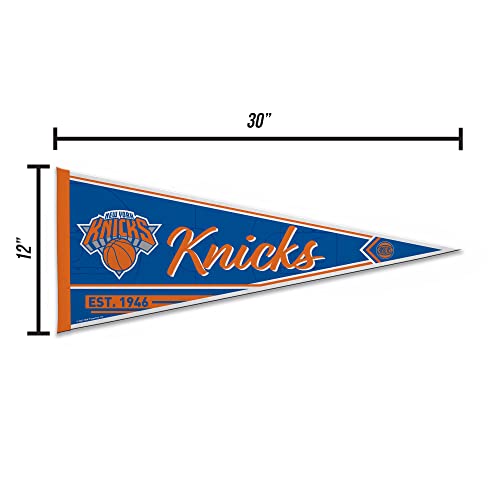 New York Knicks 12" x 30" Felt Wall Pennant - NBA Decor