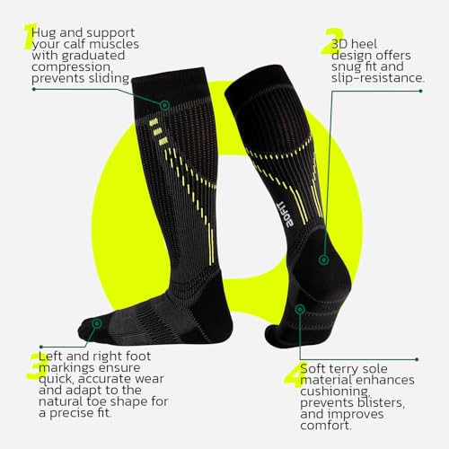 Graduated Compression Socks for Women 15-20 mmHg - Large-X-Large, Blush Forest