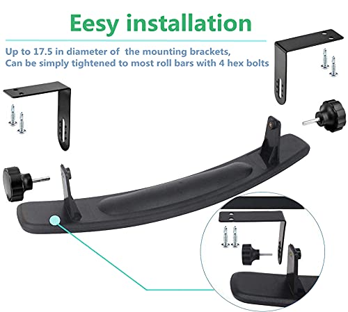 WLOOD Golf Cart Rear View Mirror 16.5 Inch Extra Wide Panoramic Golf Cart Rear View Mirror Fit for EZGO, Yamaha, Club Car