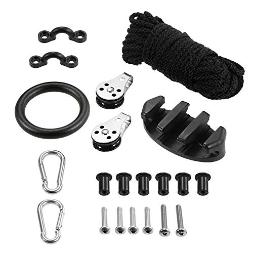 ISURE MARINE Kayak Canoe Anchor Trolley Kit Eyes Wellnuts Screws