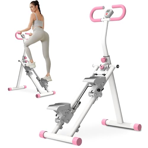 Foldable Stair Climber - Vertical Workout Machine - Pink