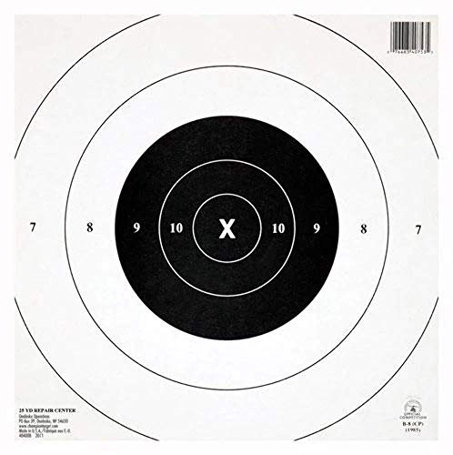 25-Yard Timed & Rapid Fire Centers Target - Pack of 12
