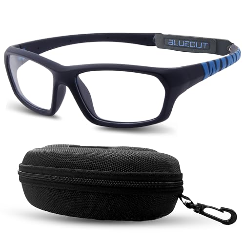 Sports Protection Goggles with Anti-Fog Lenses - Medium Black Blue