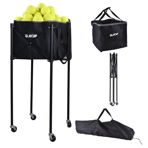 Portable Pickleball & Tennis Ball Hopper - Medium Capacity Carrier