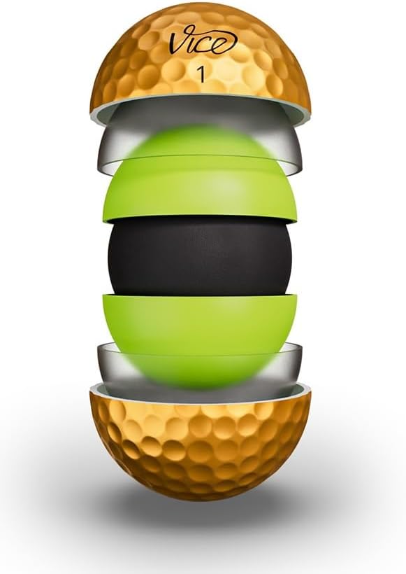 Vice Pro Plus Golf Balls - High Performance, Durable Design for Optimal Distance & Control