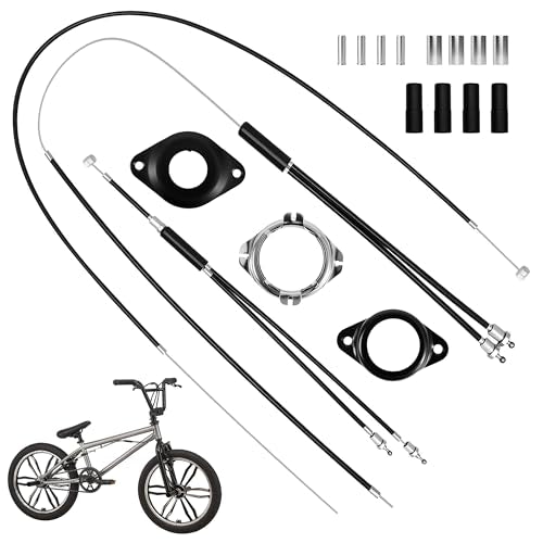 BMX Bike Gyro Brake Cable Kit with Rotors Front & Rear for 20" Bikes
