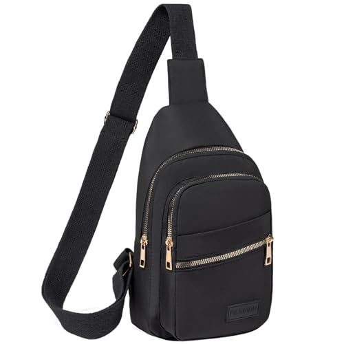 Small Crossbody Sling Bag for Women - Trendy Black Fanny Pack
