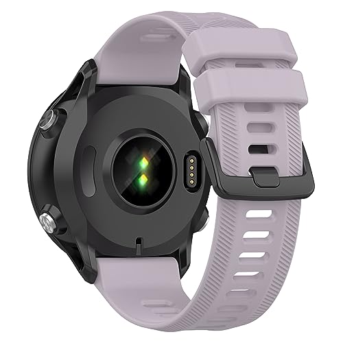 Garmin Forerunner 955 Watch Band - Soft Silicone Replacement - Lavender