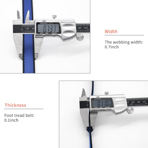 16mm Climbing Sling - 23kN UIAA Certified, 24" Blue Utility Cord