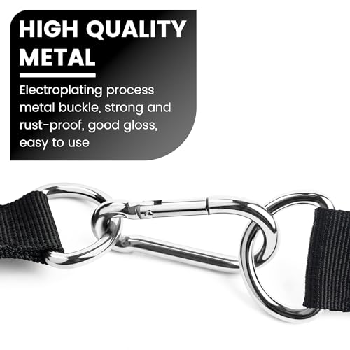 Heavy Duty Cable Handles with Non-Slip Grips - Black