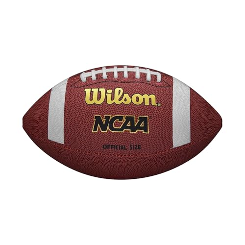 Youth Wilson NCAA Composite Football - Durable All-Weather Design