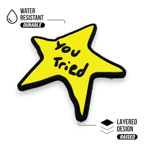 You Tried Star Meme Patch - Funny Tactical PVC Patch