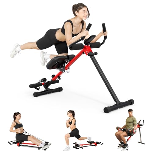 Adjustable Ab Trainer Machine - 2-in-1 Foldable V1.0 Standard Foam