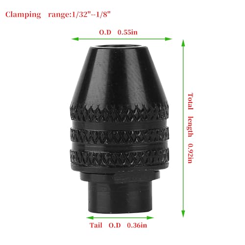 3-Pack 4486 Quick Change Multipro Keyless Chuck Compatible with Dremel Rotary Tools Model 395 3000 4000 4300 8220 3000 7300