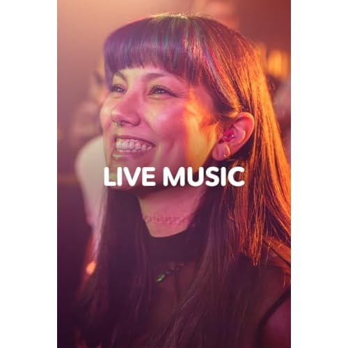 CURVD Live Stylish High-Fidelity Concert Earplugs for Live Events up to 14 dB Noise Reduction, 5 Tip Sizes & Carry Case