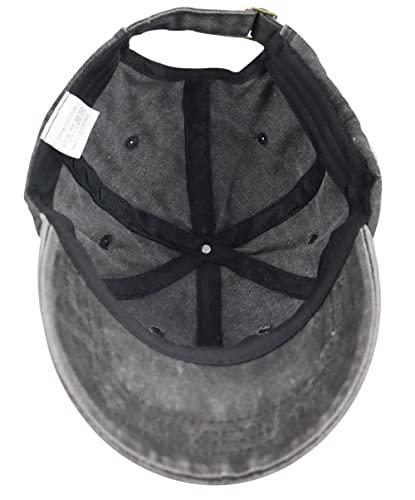 70th Birthday Baseball Cap for Women & Men - One Size Black Embroidery