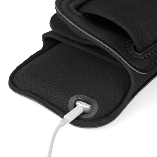 Adjustable Sports Armband for Sony NW-ZX100 - Jet Black