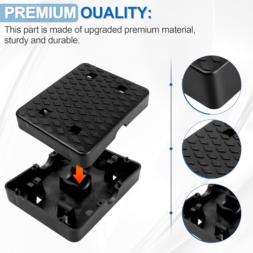 Replacement Pedal Boat Crankshaft Pedals - 3/4" Shaft, Non-Slip, Universal Fit