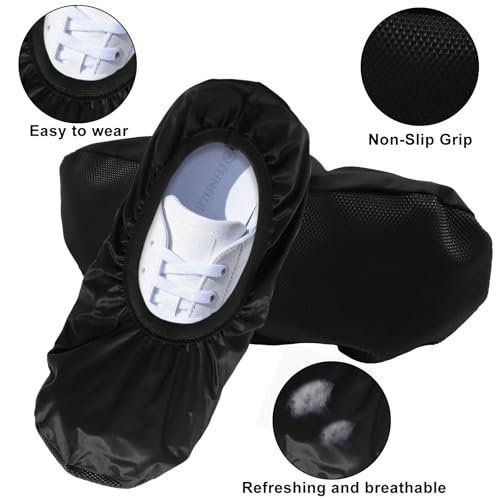 Bowling Shoe Covers - Medium Non-Slip PVC & Polyester Protectors