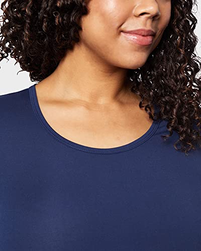 32 Degrees Women’s Cool Fitted T-Shirt Medium Inky Indigo | Lightweight Quick-Dry Active Tee