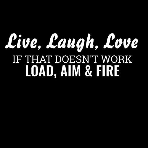 Live Laugh Love Vinyl Decal Sticker - 7.5 x 3 in