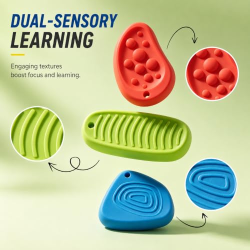 Sensory Fidget Erasers 8 Pack - Stress-Relief Pencil Erasers