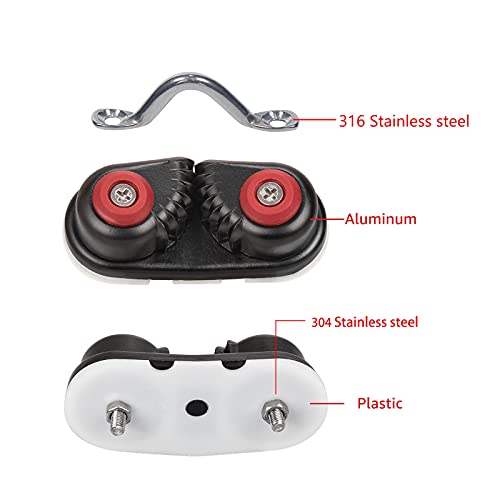 Marine Cam Cleats for Rope - Ball Bearing, 5/8 Inch, 2 PCS