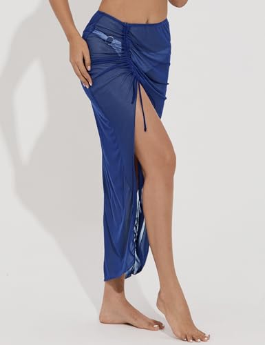 Women's Semi-Sheer Sarong Cover Up - Bikini Wrap