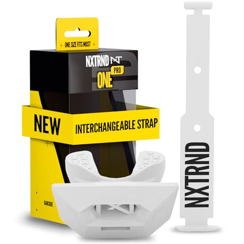 Football Mouth Guard with Interchangeable Strap - Comfortable Fit