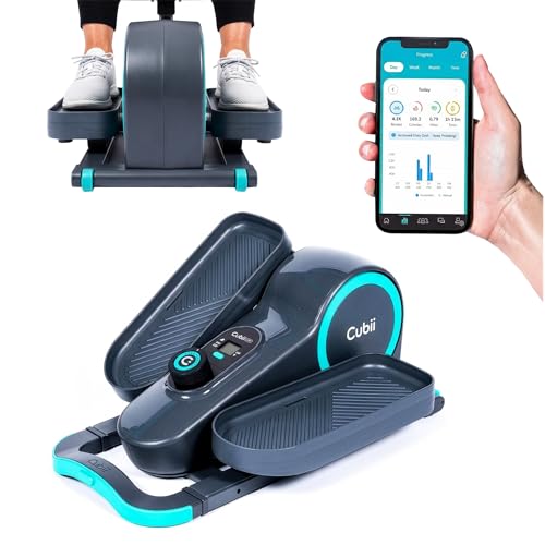 Under Desk Elliptical Bike - Cubii GO Aqua, Portable Leg Exerciser