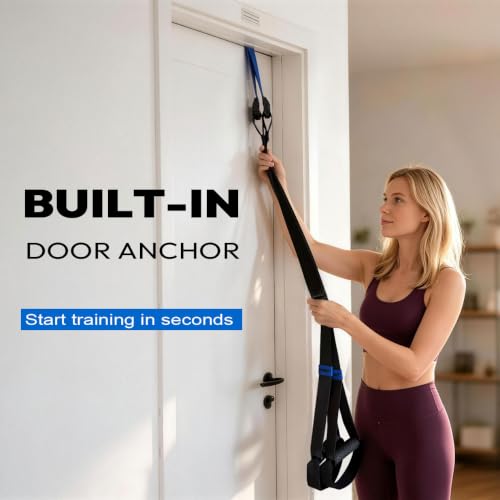 Suspension Fitness Trainer System - 700 lb Capacity, Blue