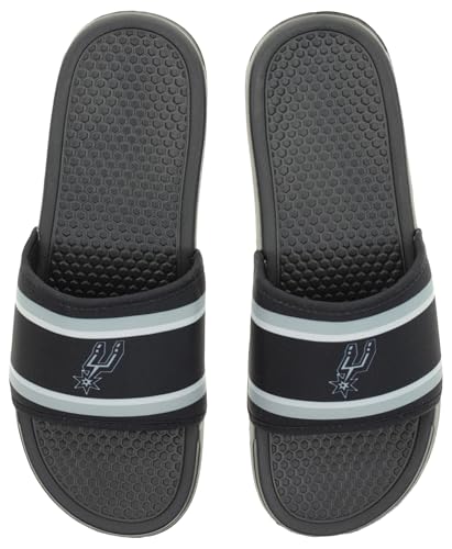 NBA Team Printed Slide Sandals - San Antonio Spurs - Comfortable Fan Footwear
