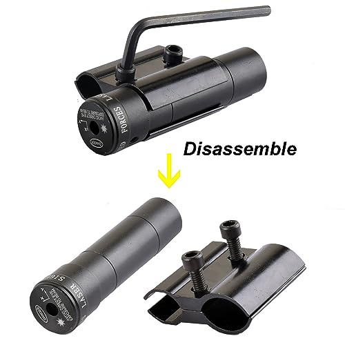 Mini Red Dot Laser Sight with Barrel Clamp Mount for Rifles