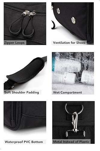 Gym Bag with Shoe & Wet Compartment - Duffle Bag for Travel & Fitness