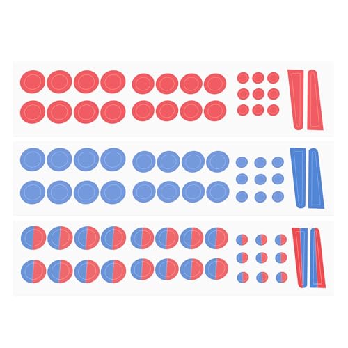 Pack of 3 Faucet Sticker Round Diameter 1cm/8mm/3mm Triangular 5x32mm Suitable for Faucets Home Bathroom Kitchen Hotel Self Stick Hot/Cold Water Label Red and Blue