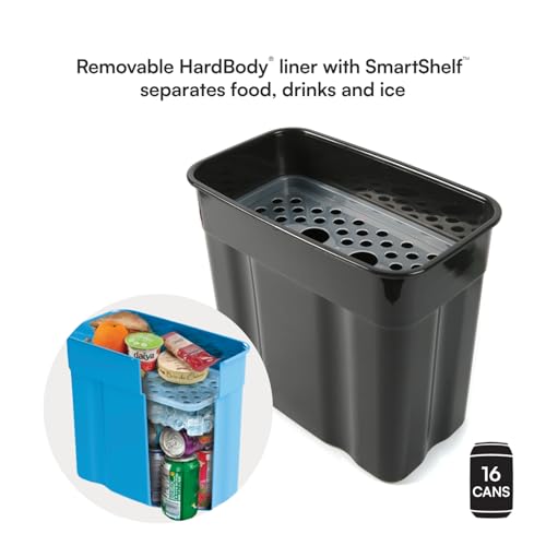 Zipperless Hardbody Cooler - Deep Freeze Insulation - 16 Can - Sharkskin Gray