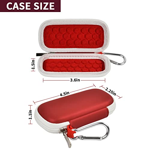 KardiaMobile Heart Monitor Case - Red, Precision Fit for 1-Lead/6L/6L Max