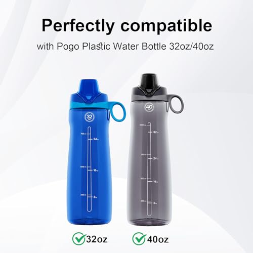 Replacement Leak Stoppers for Pogo 32oz & 40oz Water Bottles - 4-Pack