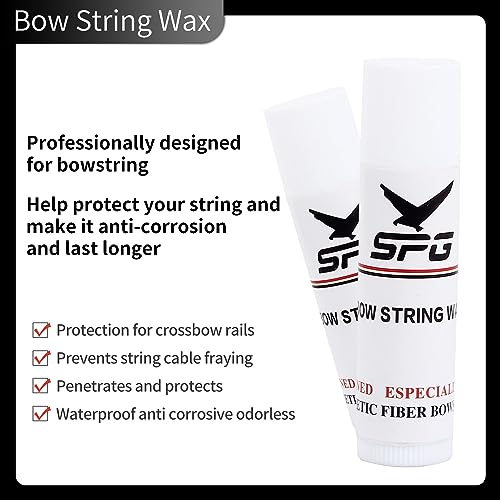 Bow String Wax - 6 Pieces Waterproof Lubricant for Archery