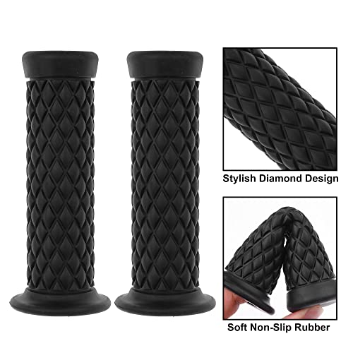 Universal Motorcycle Handles Grips - Non Slip Rubber for Harley Honda